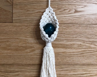 Air Plant Hanger, Macrame Hanging Planter, Air Plant Wall Holder, Modern Macrame Plant Hanger, Macrame Air Plant Holder, Small Plant Hanger
