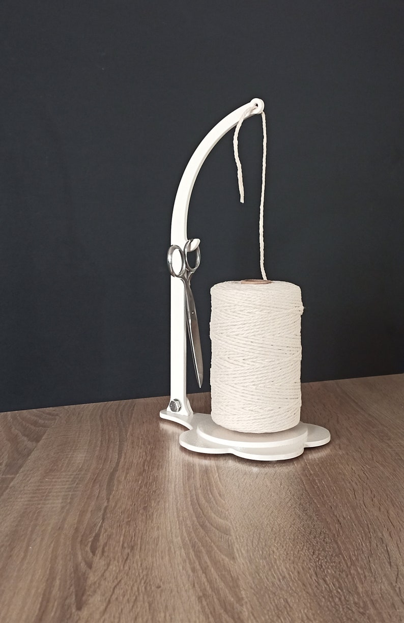 Rope Spool Holder String Dispenser Twine Scissors Holder Etsy