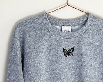 Mini Butterfly - Embroidered Sweater