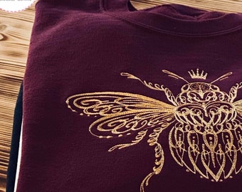 Extra Large Queen Bee - Embroidered Sweater