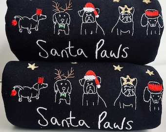 Doodle Party Pups - Embroidered Christmas Jumper