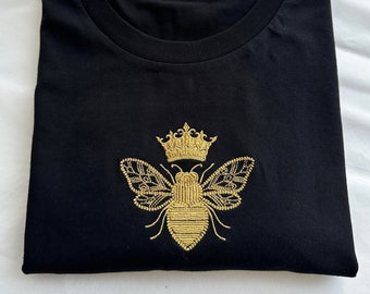 T-shirt brodé Reine des abeilles