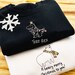 Christmas Jumper - Embroidered Sweater - Cute Christmas Sweater - Dinosaur or Polar Bear designs 