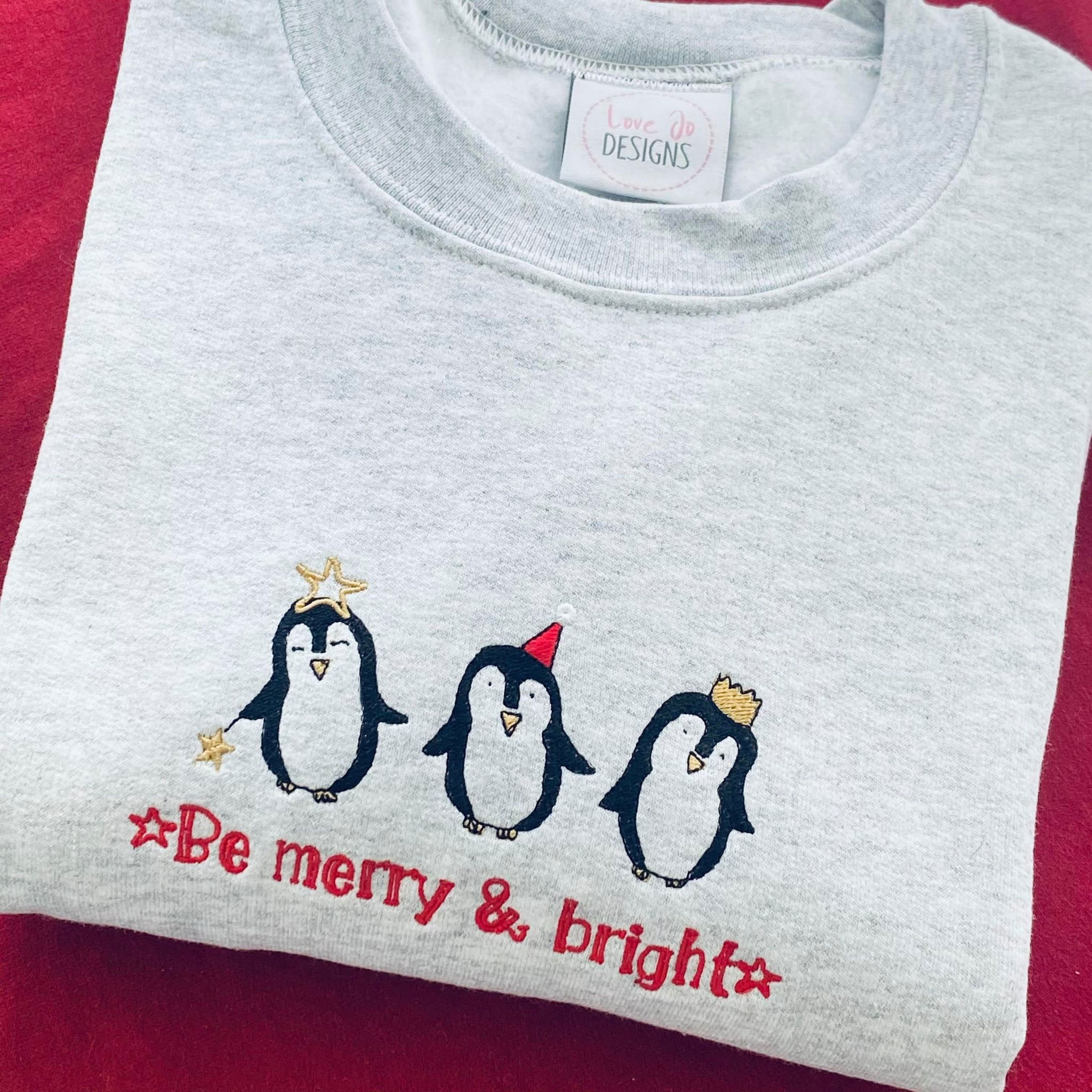 merry and bright jumper