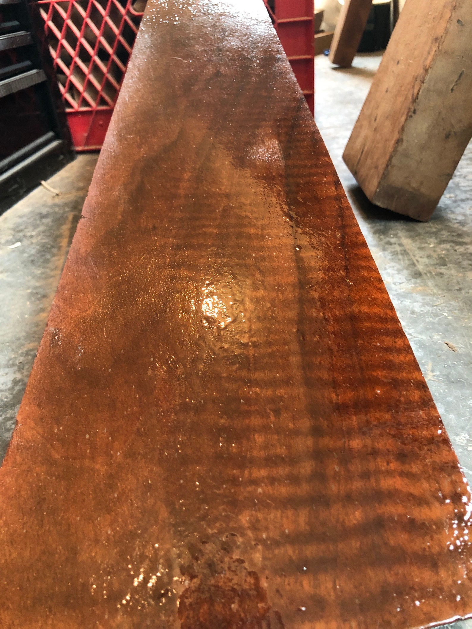 Walnut gunstock refinishing