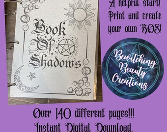 Book of Shadows Digital Download Templates