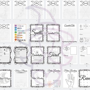 Book of Shadows Digital Download Templates - Etsy