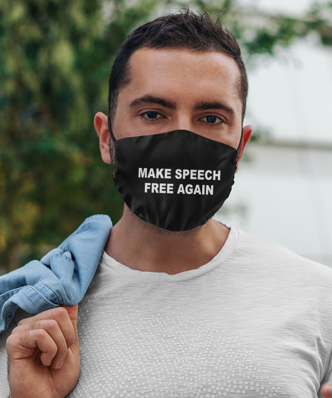 Make Speech Free Again Face Mask Free Speech Mask Freedom Mask Etsy
