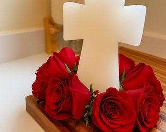 Extra Deep Cross Silicone Mold | Epoxy Resin, Wax, Clay, Chocolate, Soap Craft Mold