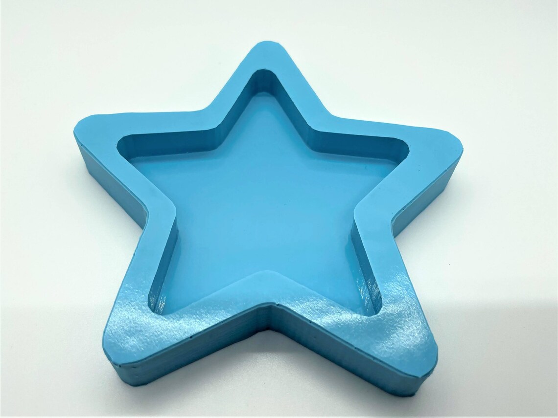 Star Silicone Mold Shiny With Rounded Corners Great for Resin Etsy