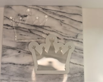 Deep Crown Silicone Mold Shiny / Standing Crown Silicone Mold / Thick Crown Mold