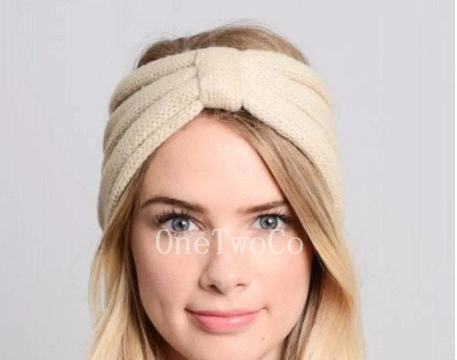Mauve Knit Headbands Ladies Headbands Head Turbans Winter Etsy UK