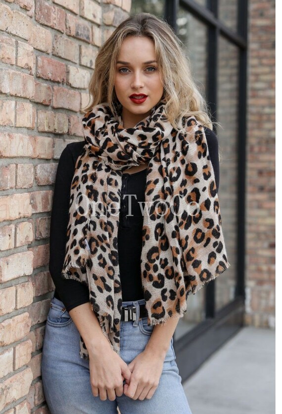 Leopard Scarf Leopard Gift Fashion Accessories Leopard 