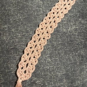 Crochet book mark