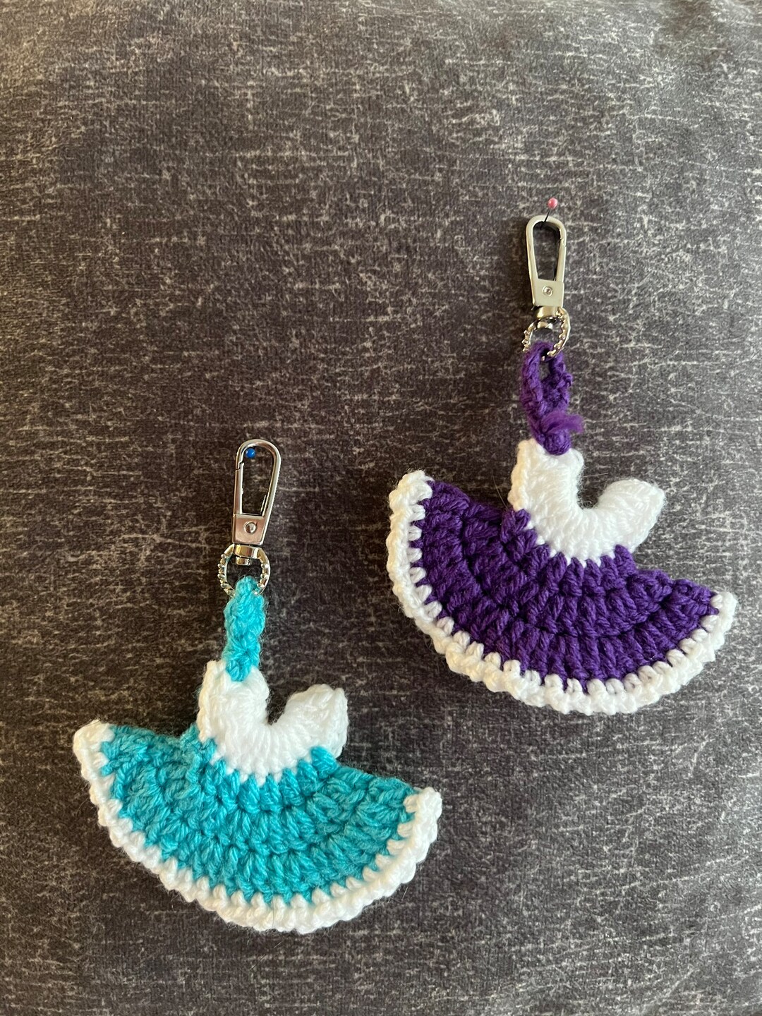Crochet Dress Keychain