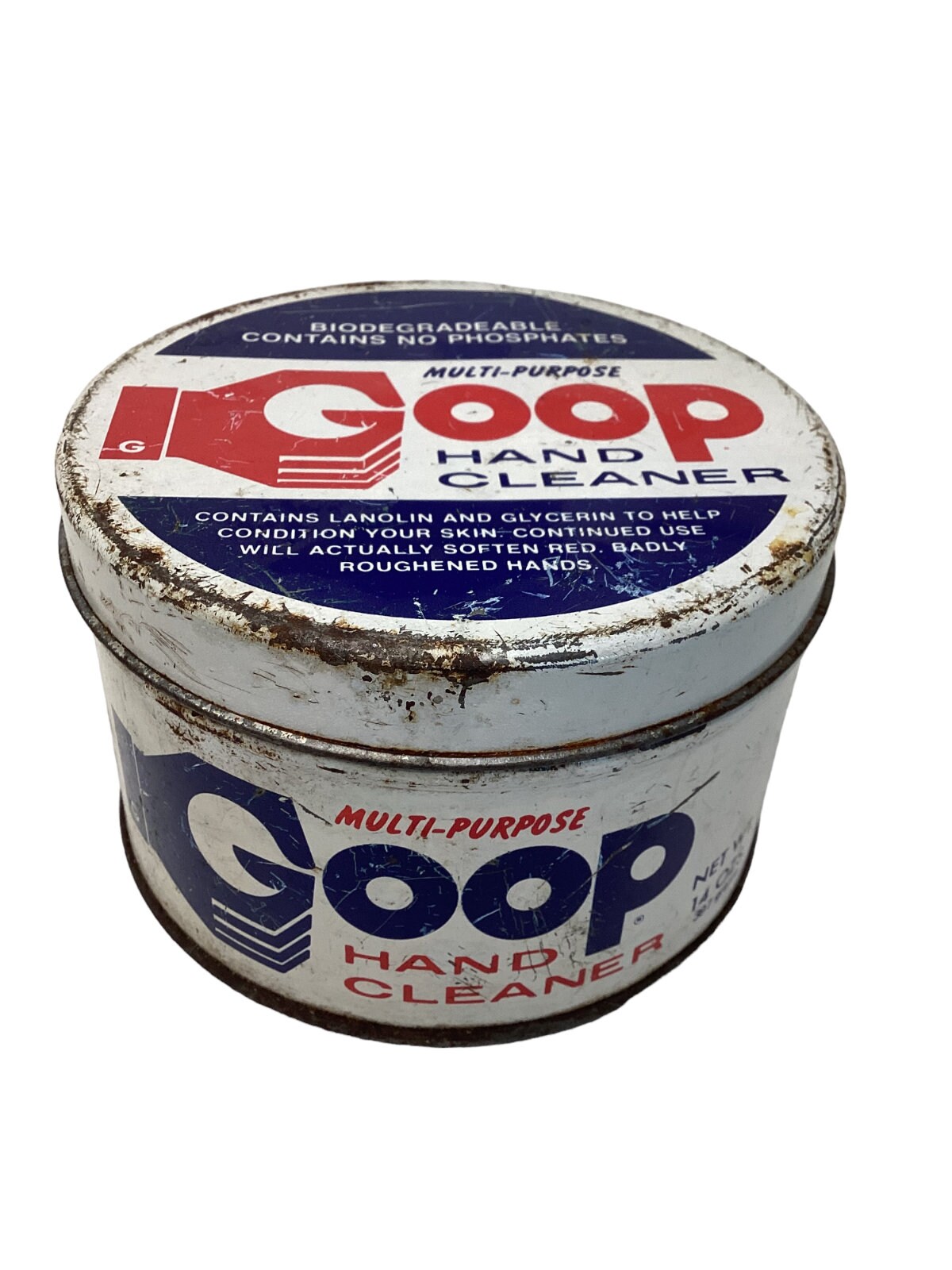 Vintage Goop Hand Cleaner Soap Can Empty 14 Ounce Tin Advertising Garage  Vintage -  Hong Kong