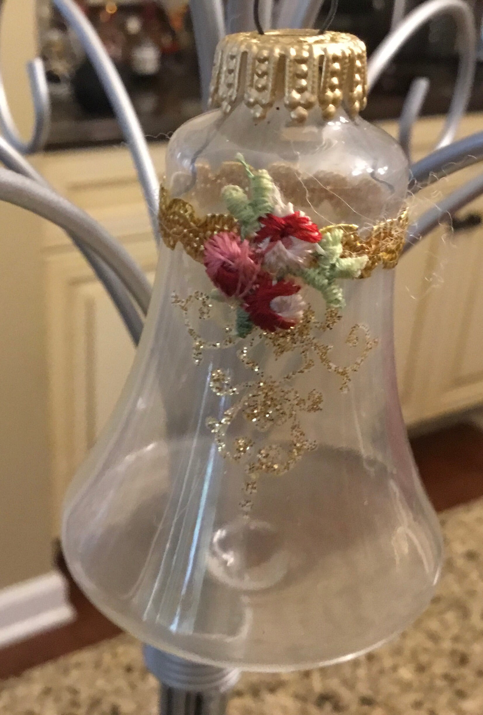 Vintage West German Hand Blown Glass Ornaments Bell Shaped Etsy