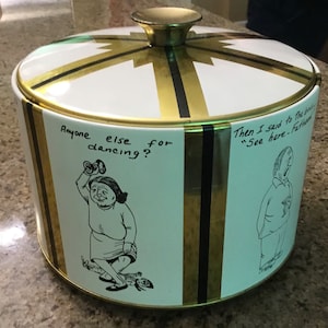 Mid Century Fabcraft Comical Ice Bucket - Made in the USA - 1970’s