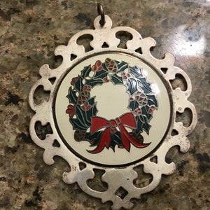 Lunt Sterling Silver Pendant Ornament - Made in the USA - 1978
