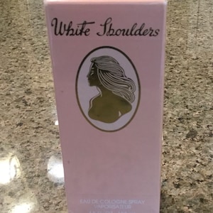 Vintage White Shoulders Eau De Cologne Spray 4.5 Fl Oz - Made in America