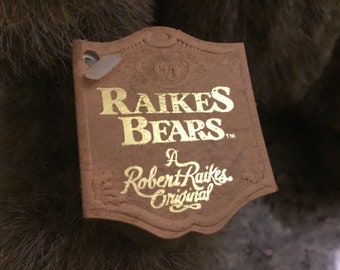 Collectible Vintage Robert Raikes Bear Original From Applause