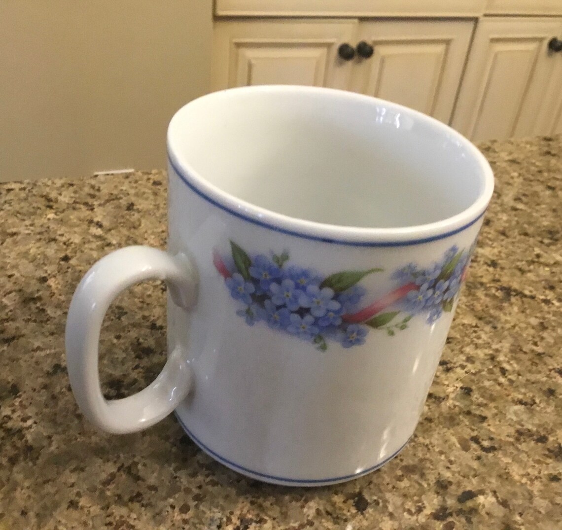 Fine German Porcelain Coffee Mug Johann Weig WM Designs Etsy