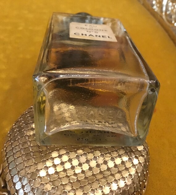 Rare Vintage Eau De Cologne No 5 Chanel - 2 Oz Splash Bottle
