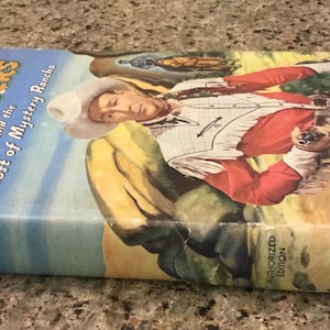 Vintage Roy Rogers and the Ghost of Mystery Rancho Collectable Kids Cowboy Book - 1950