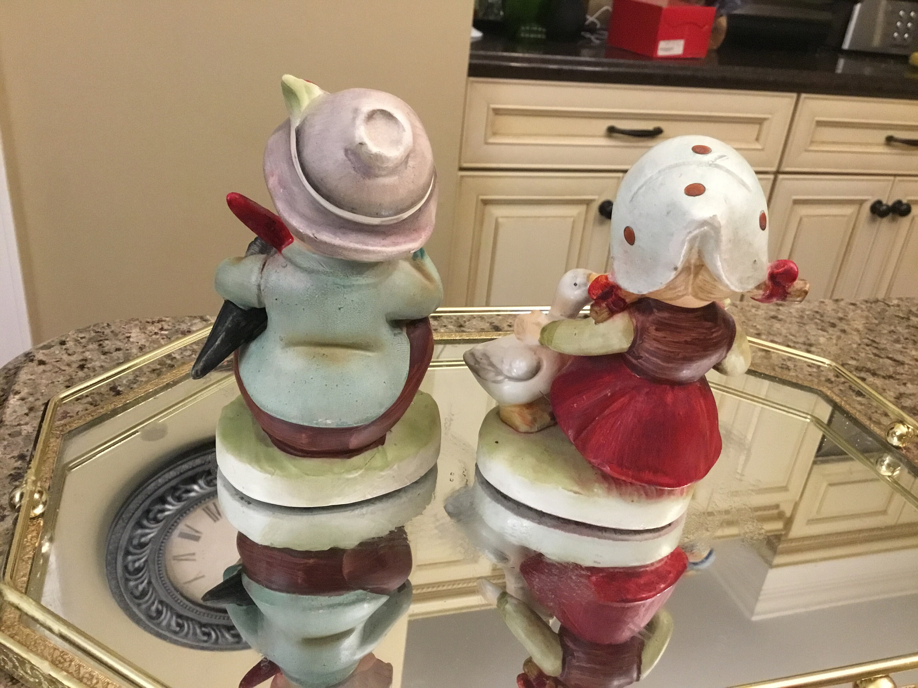 Vintage Porcelain Bisque Wales Figurines Children Boy and Etsy