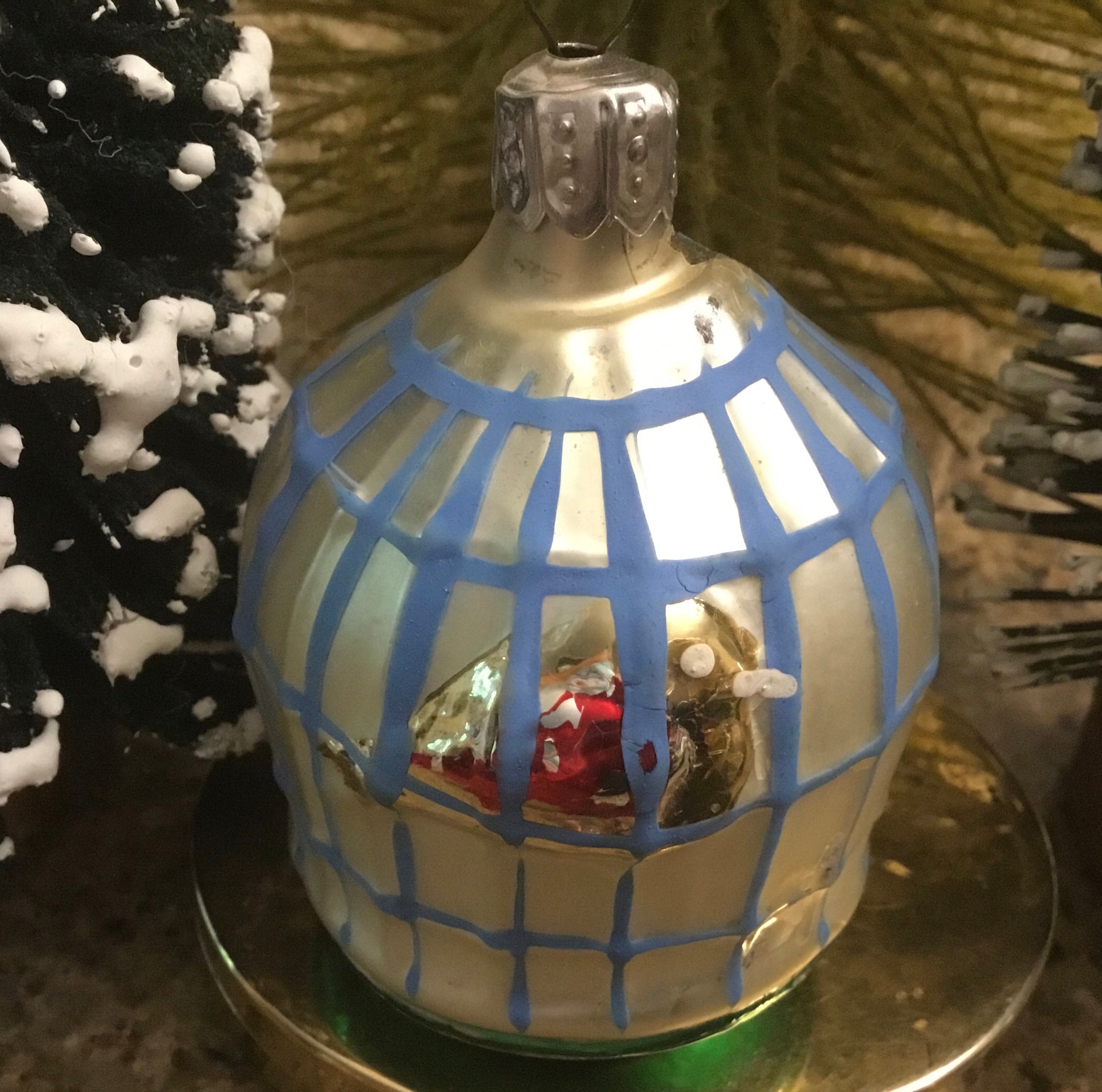 Christmas Ornament in LV Monogram – Beauty Bird Vintage