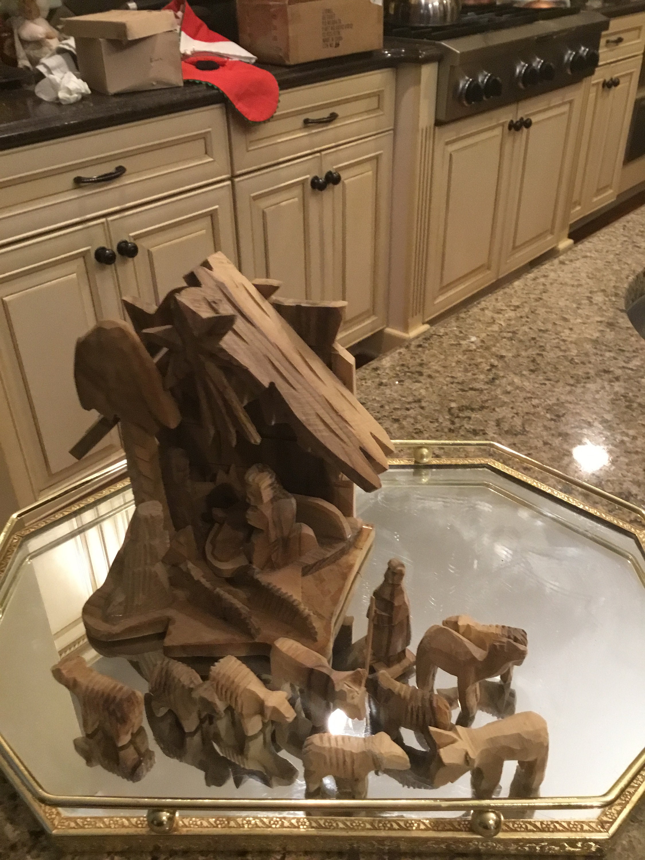 Vintage Olive Wood Nativity Set Made in Israel Etsy UK