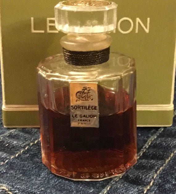 Vintage Sortilege Le Galion - Pure Parfum 1/2 Oz Bottle - 1930's