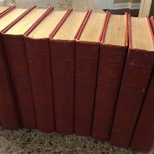 The Children’s Hour Book Set - 9 Volumes of Children’s Fables and Fairy Tales - Houghton, Mifflin & Co - 1929 editions
