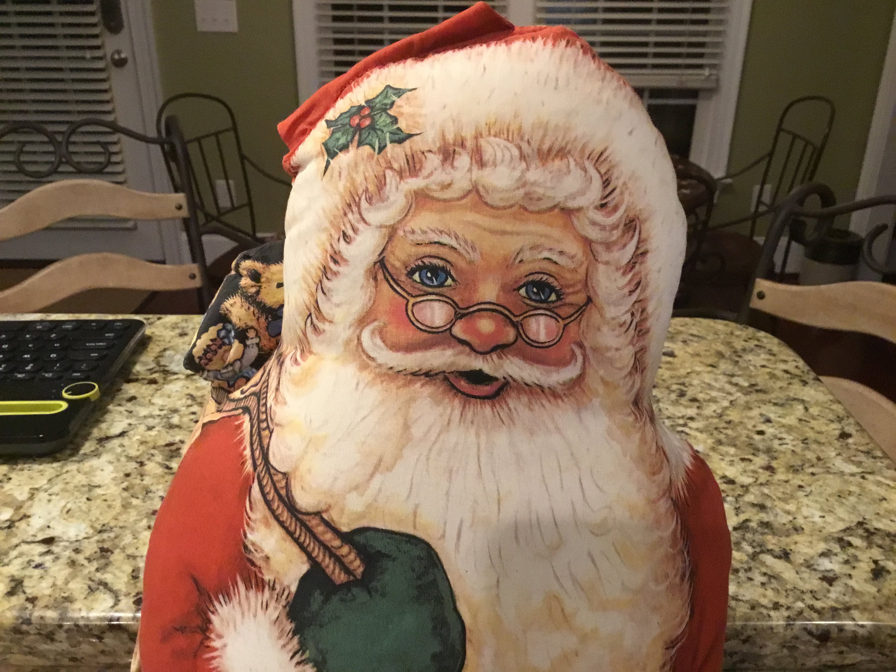 ヴィンテージ アメリカン ファブリック サンタクロース - Dorothy Dear