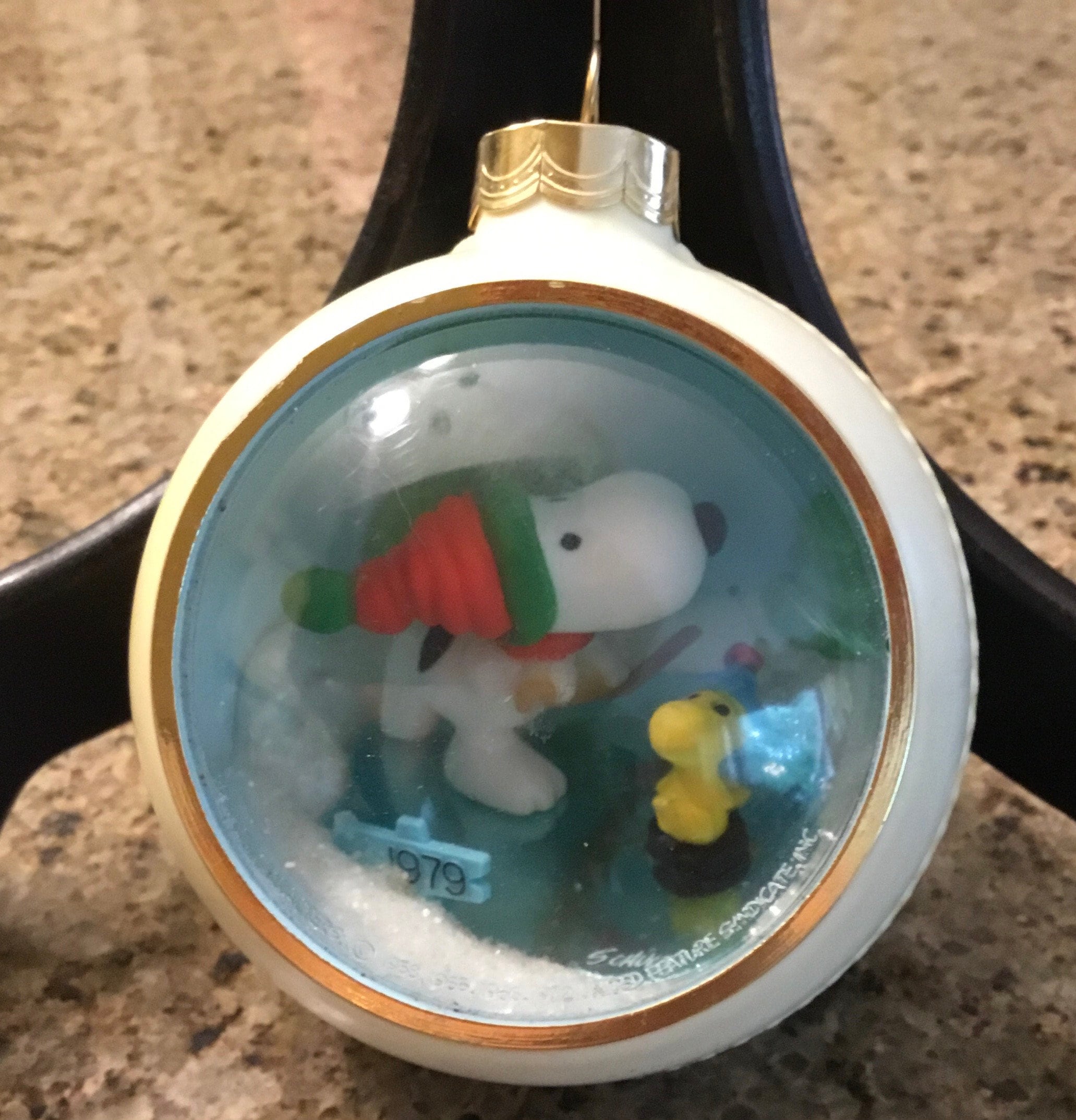国内初の直営店 Determined 70s Snoopy ornament/スヌーピー 1978 Christmas ピーナッツ、スヌーピー