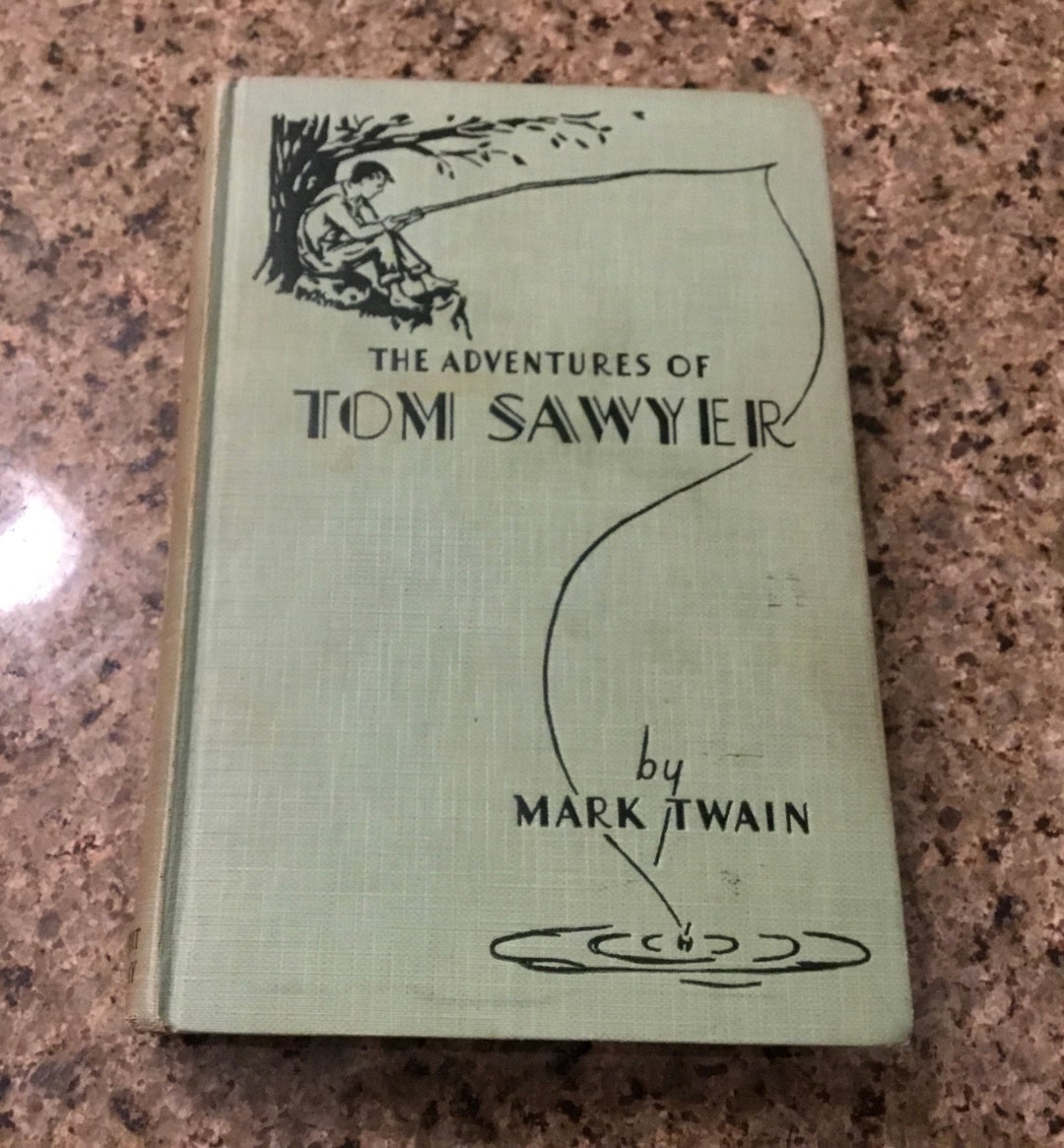 The Adventures of Tom Sawyer by Mark Twain - Antique Version - 1920 - Etsy