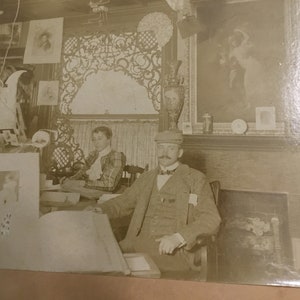 Antique Historical Photograph - A.L. Foster & Co Offices - Hartford Connecticut - 1898