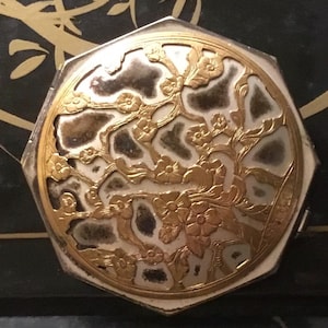 Antique Shari Langlois New York Powder Compact - 1920’s