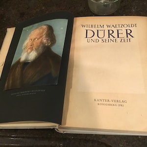 Durer Und Seine Zeit - Wilhelm Waetzoldt - Vintage German Art Book - 1941