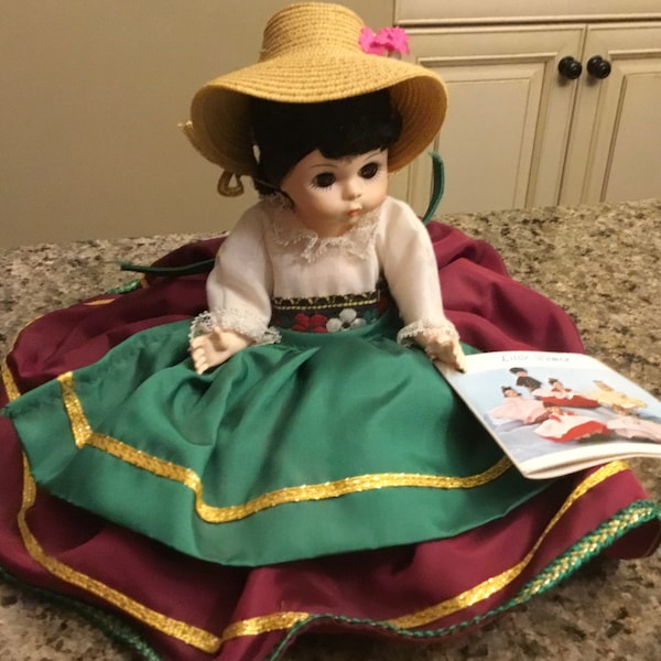 Madame Alexander Doll - Vintage Italy Doll - Little Women - Traditional Italian Dress - Retro Collectible Doll - 1980’s