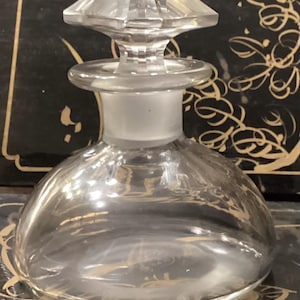 Vintage Baccarat Crystal Perfume Bottle - Made in France