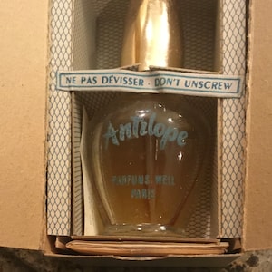 Vintage Anitlope by Weil Pure Parfum - La Diffusette - Rare sealed bottle - Made in France - 1940’s