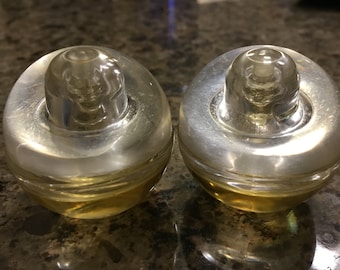 Perfumes miniatura vintage Perry Ellis 360 - 30 ml - Americano - Set de 2 - Década de 1980