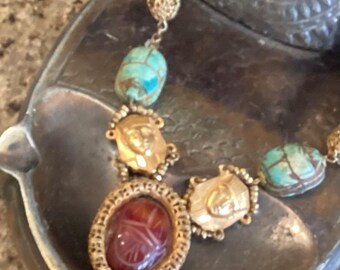 ミリアム ハスケル - エジプト リバイバル ネックレス - ゴールド