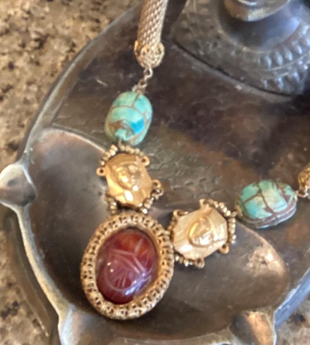 ミリアム ハスケル - エジプト リバイバル ネックレス - ゴールド