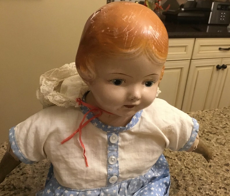 Antique American Composite Doll From Century Doll Company Etsy