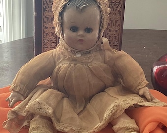 Madam Alexander - Bitsy Baby Doll - Vintage kompositionsdocka i originalkläder - 1930-talet