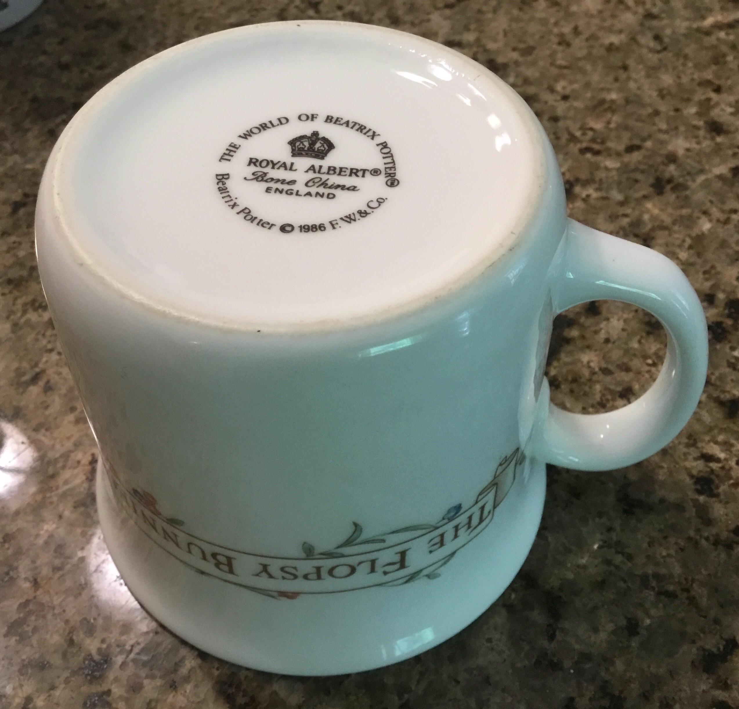 1980's - World of Beatrix Potter the Flopsy Bunnies - Bone China Children's  Mug - Made in England - Vintage Royal Albert - Etsy
