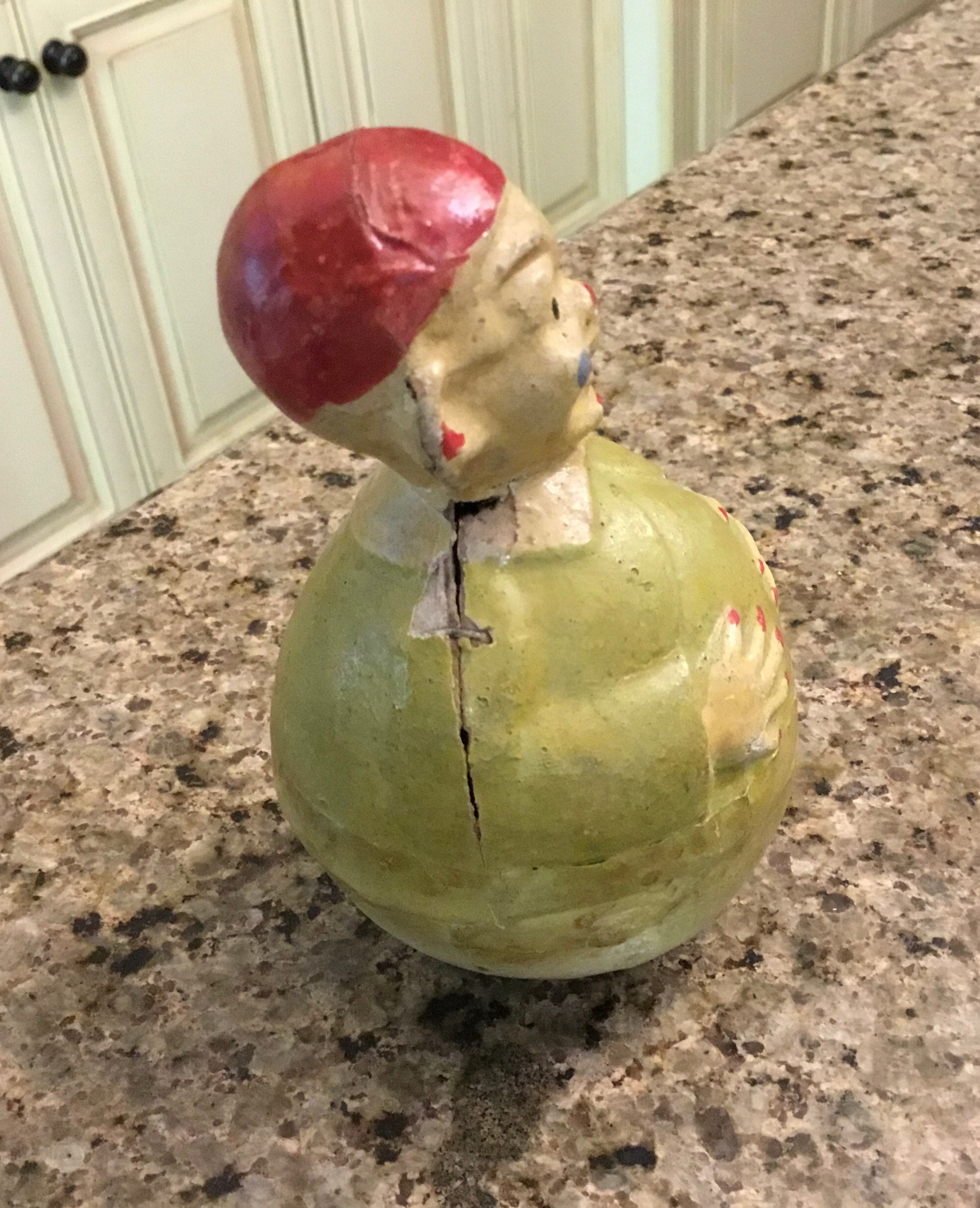 Antique Schoenhut Roly Poly Clown - Paper Mache German Antique - 1910’s ...
