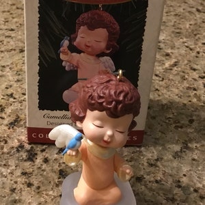 Vintage Hallmark Keepsake Mary’s Angels Christmas Ornament - Camellia - 1995
